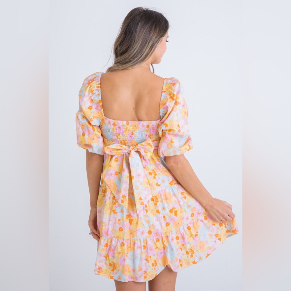 NWT Karlie floral London poplin dress - Picture 2 of 7